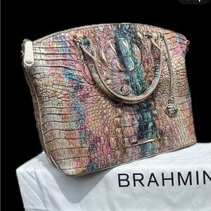 Brahmin Duxbury Intuition Melbourne embossed